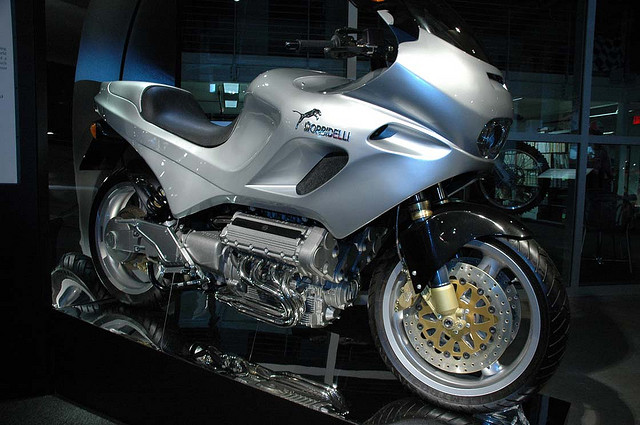 MORBIDELLI V8, a prototype motorcycle unique in the world