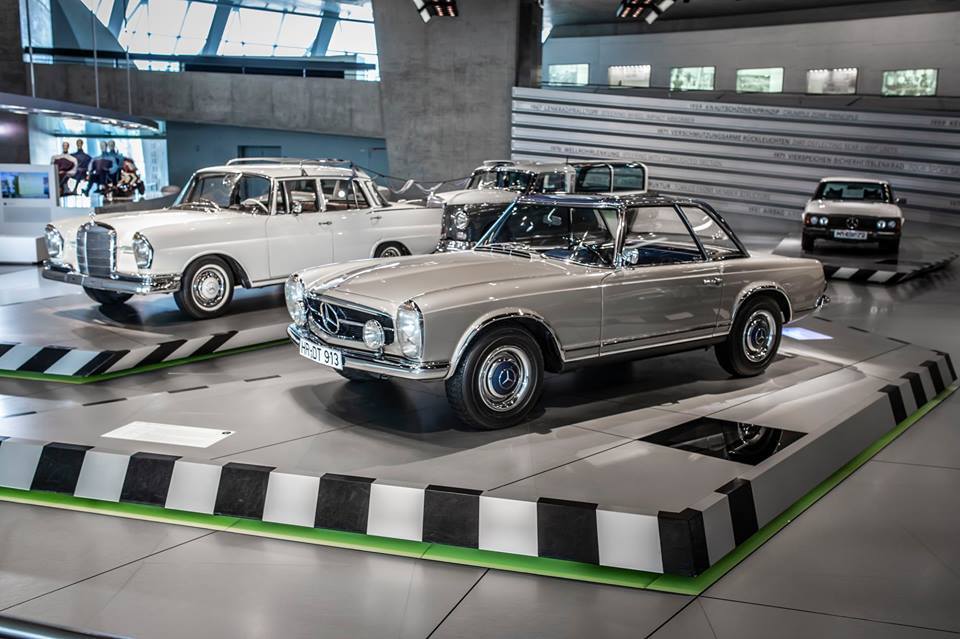 Women and classic Mercedes-Benz. A - Mercedes-Benz Museum